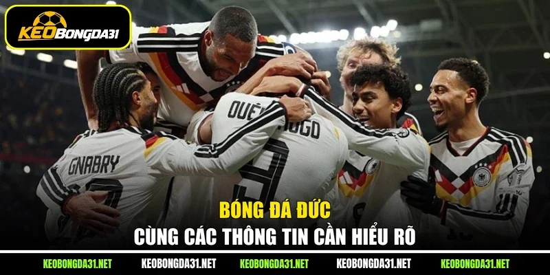 Bóng đá Đức cùng các thông tin cần hiểu rõ