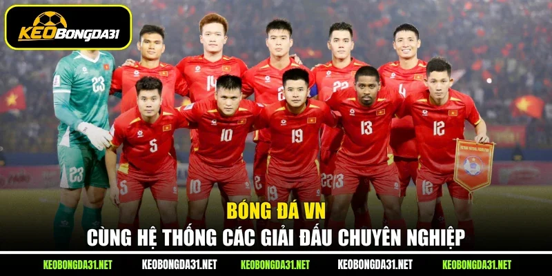 Bóng đá VN cùng hệ thống các giải đấu chuyên nghiệp
