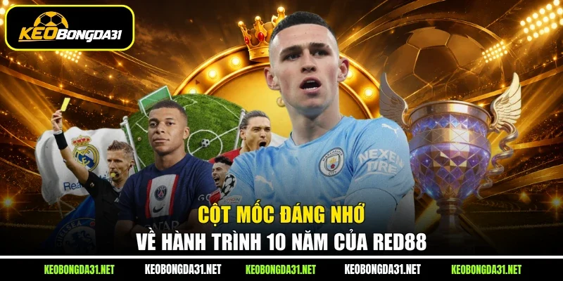 Cột mốc đáng nhớ về hành trình 10 năm của Red88