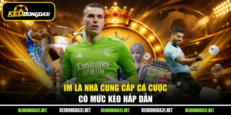 IM là nhà cung cấp cá cược có mức kèo hấp dẫn
